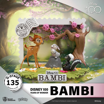 Beast Kingdom DS-135 Disney 100 Years of Wonder-Bambi Diorama Stage D-Stage Figure Statue